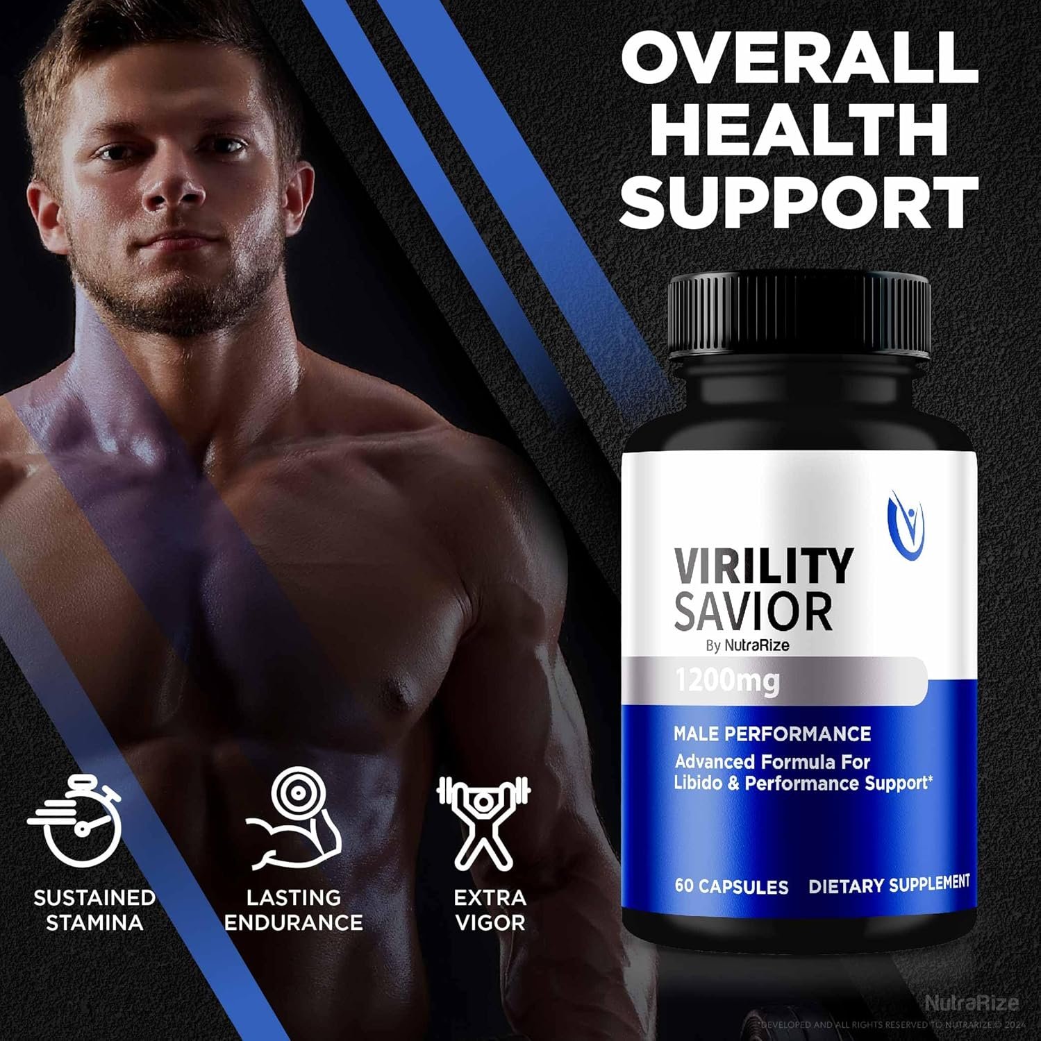 (2 Pack) Virility Savior Capsules For Men, Official VirilitySavior Male Formula, Premium Pills For Max Performance and Confidence, All-Natural Support For Overall Health And Wellness (120 Capsules) - Image 4
