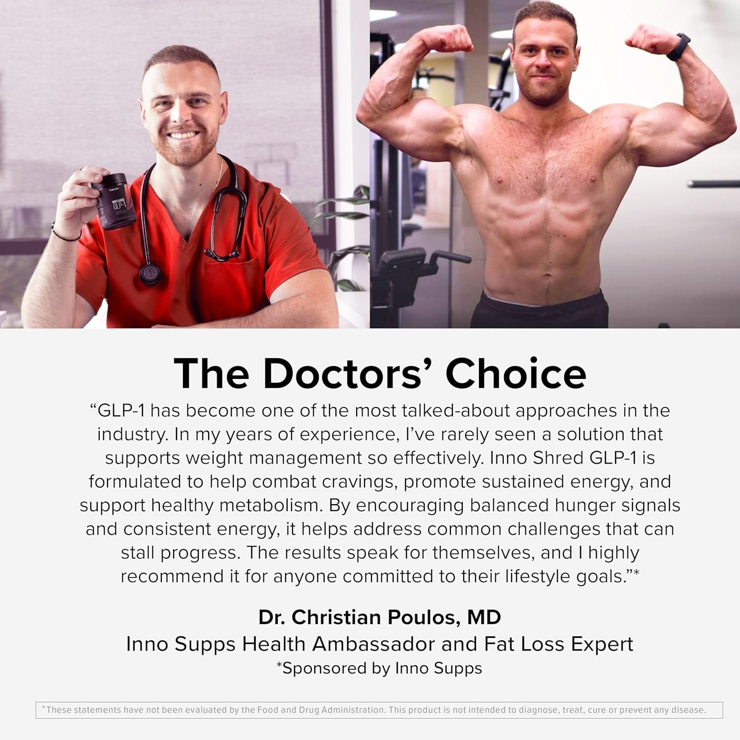 Inno Supps Inno Shred™ GLP-1 | Thermogenic Support + Appetite Support + Energy* | Berberine + Chromium | 60 Capsules. 30 Servings. - Image 8