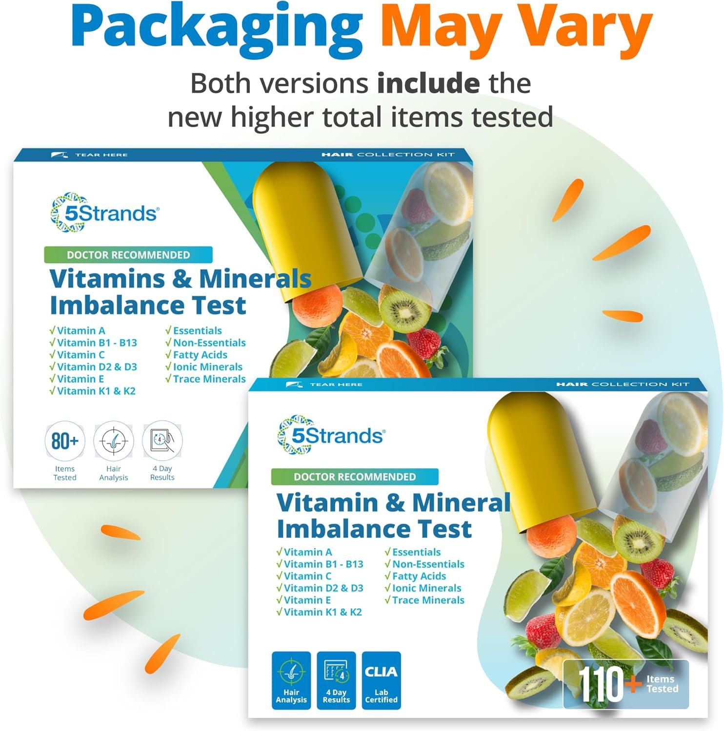5Strands Nutrition Test, 112 Vitamins, Minerals, Amino Acids Tested, Identify Nutrient Absorption Issues, Holistic at Home Imbalance Testing, Results in 4 Days - Image 2