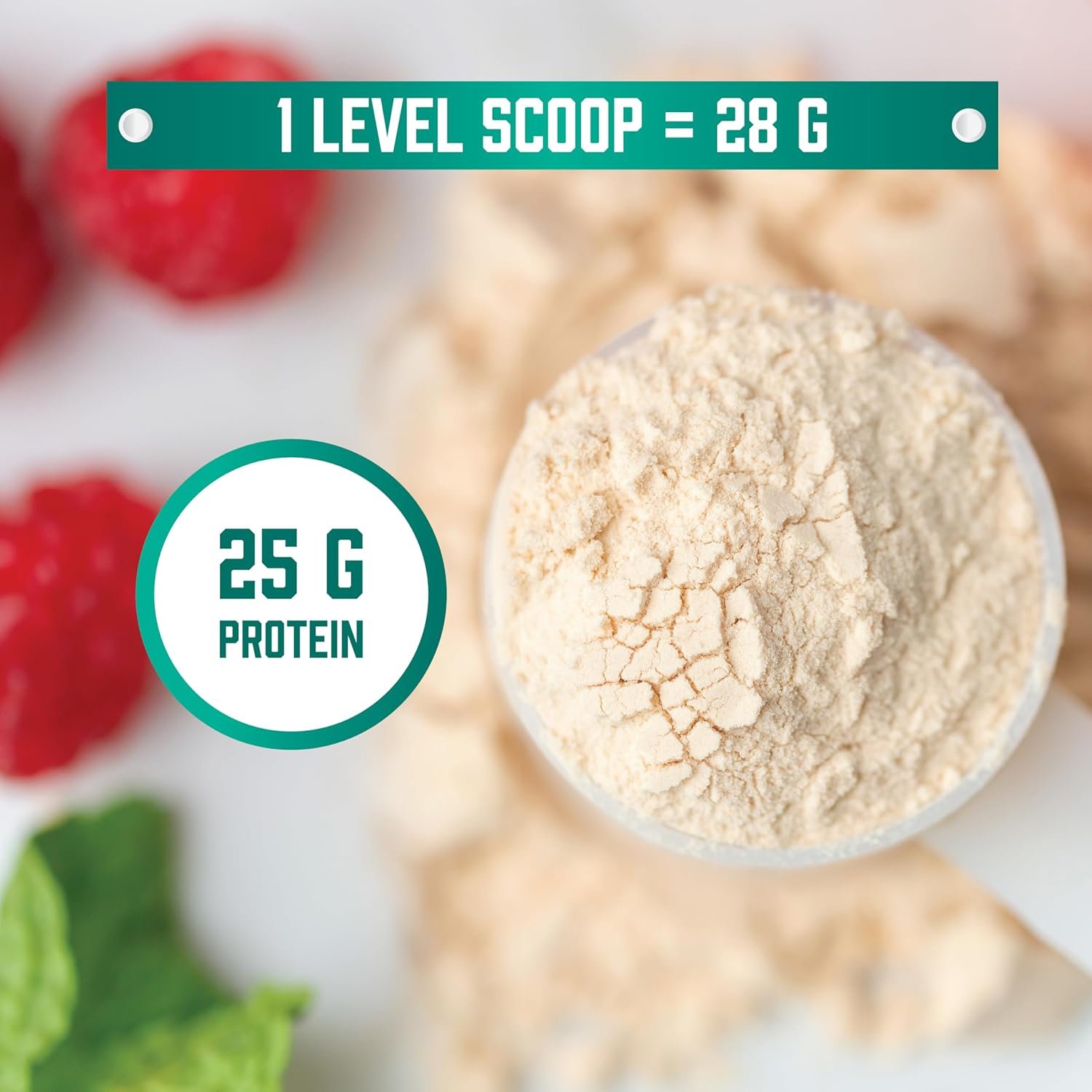 NOW Foods Sports Nutrition, Whey Protein Isolate, 25 g With BCAAs, Unflavored Powder, 1.2-Pound - Image 3