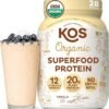 KOS Vegan Protein Powder Erythritol Free...
