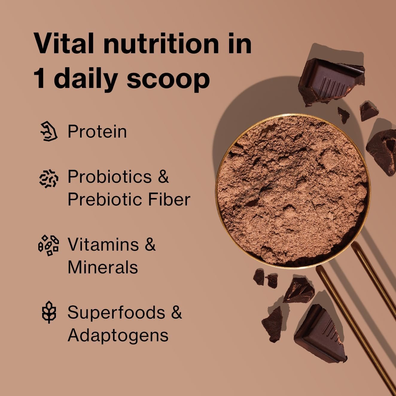 Shakeology 0g Added Sugar Plant Based Protein Powder Blend, Gluten-Free Shake with Vitamins and Minerals – Helps Support Healthy Weight Loss, Lean Muscle, Gut Health – Chocolate, 30 Servings - Image 3