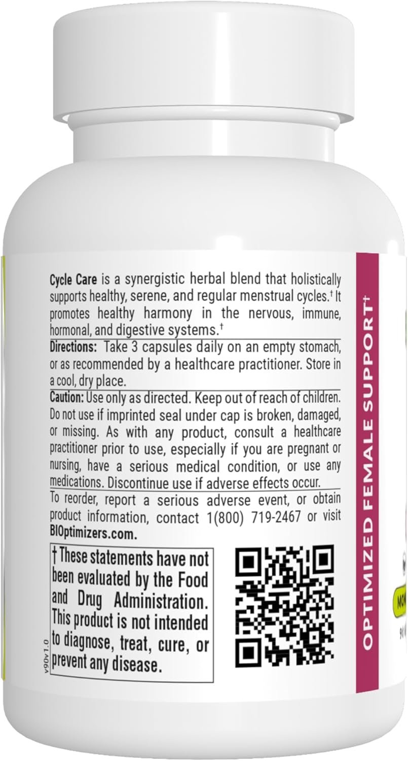 BIOptimizers - Cycle Support - Period Support Supplement for Women - Bloating and Cramping Menstrual Relief - 90 Capsules - Image 9