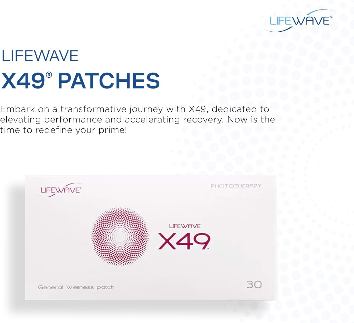 LifeWave X49 Patches - Promotes Performance, Strength & Stamina - Supports Maintaining a Healthy Weight Through Diet and Exercise Programs - No Drugs or Stimulants - Non-Transdermal - 30 Patches - Image 3
