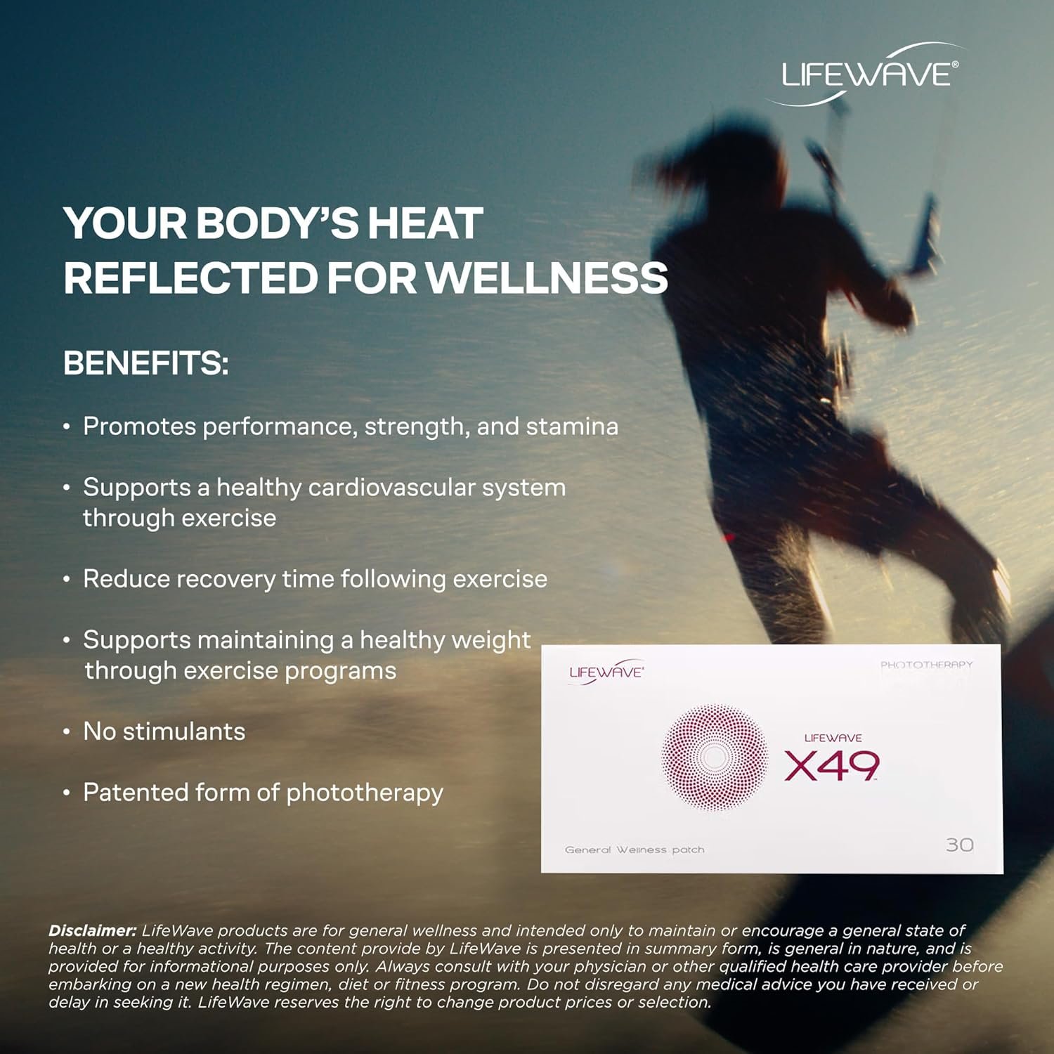 LifeWave X49 Patches - Promotes Performance, Strength & Stamina - Supports Maintaining a Healthy Weight Through Diet and Exercise Programs - No Drugs or Stimulants - Non-Transdermal - 30 Patches - Image 4